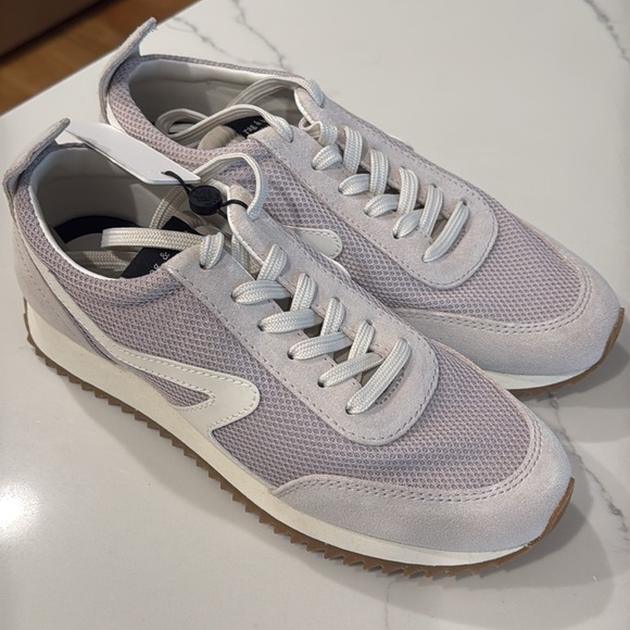 NEW - Rag & Bone size 37 Lavender Retro Runner Shoes - Picture 2 of 5